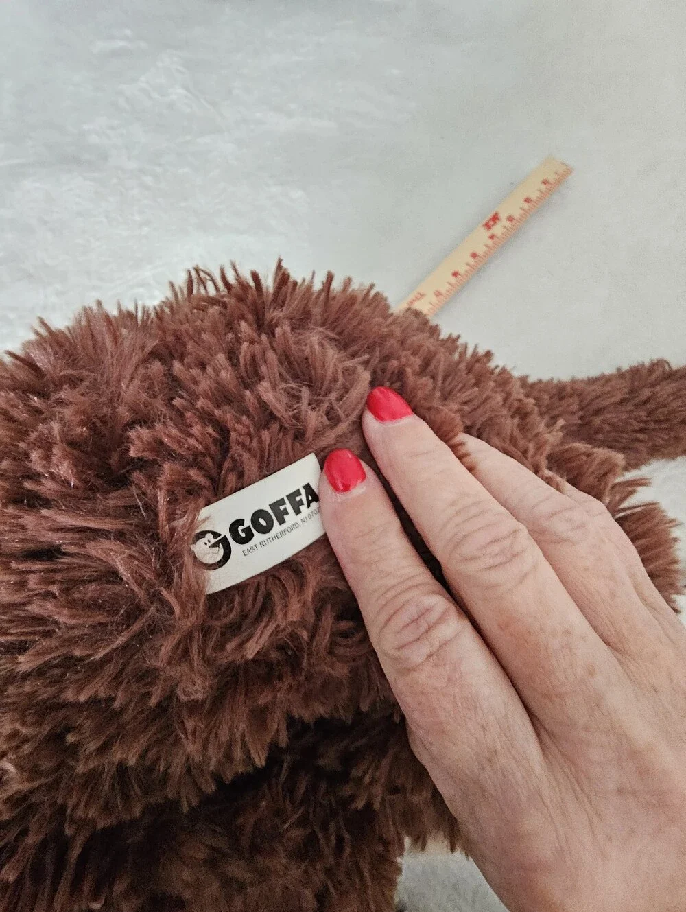 Goffa Plush Sloth Backpack Brown Stuffed Animal Zipper Bag Adjustable Strap Euc